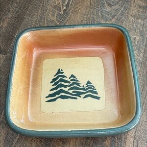 Pine Tree by MONROE SALT WORKS 9” Baker Casserole dish Discontinued